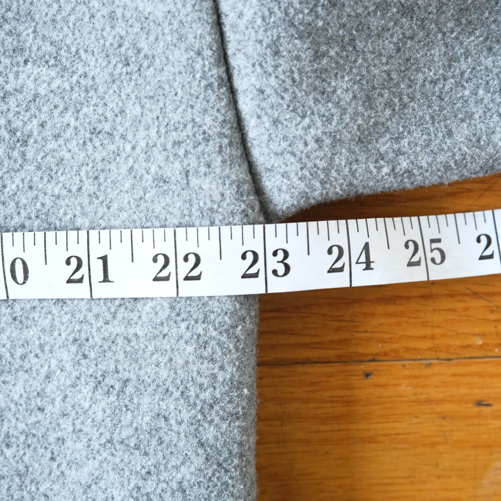 Zara Full Zip Hoodie Gray Textured Knit Boxy Relaxed Fit Sz M Streetwear Zip Up - Picture 6 of 9